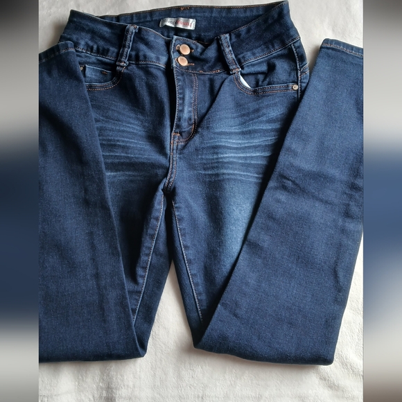 Blue Skinny Jeans for Women - Picture 3 of 7